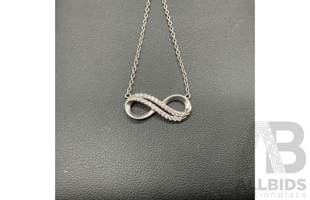 Infinity Symbol 925 Silver Necklace