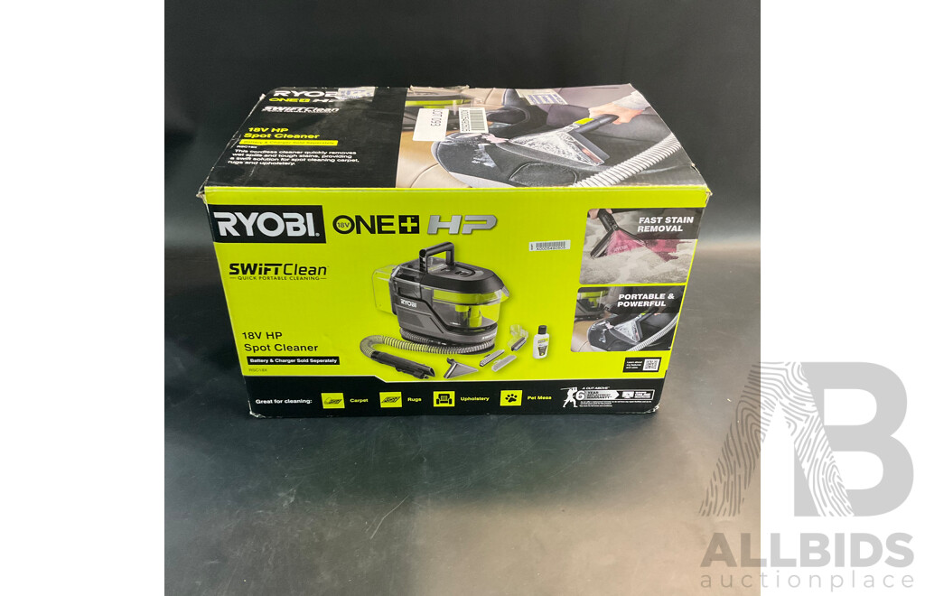 Ryobi Quick Portable 18V HP Spot Cleaner