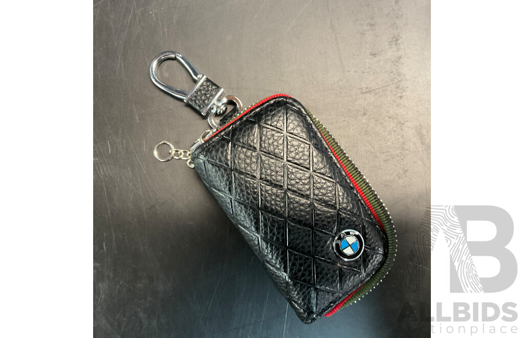 Leather Damier Key Pouch Branded Louis Vuitton & Leather Remote Key Pouch Branded BMW