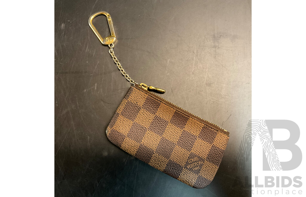 Leather Damier Key Pouch Branded Louis Vuitton & Leather Remote Key Pouch Branded BMW