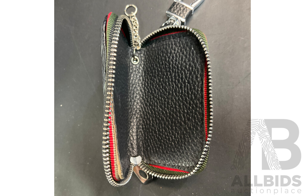 Leather Damier Key Pouch Branded Louis Vuitton & Leather Remote Key Pouch Branded BMW