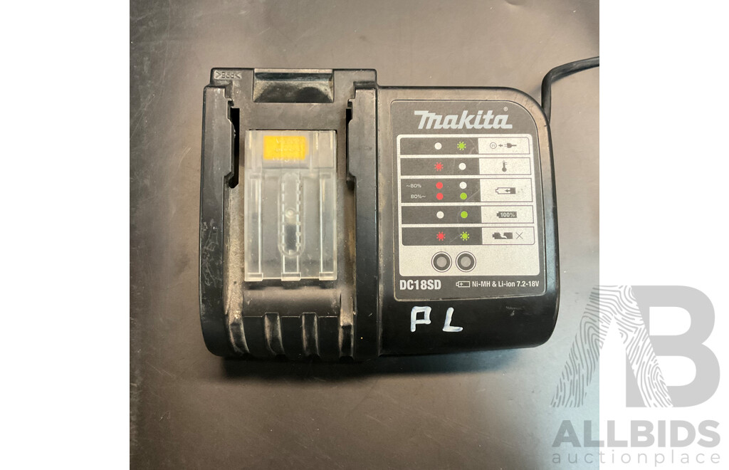 Makita DC18SD 7.2-18V Battery Charger