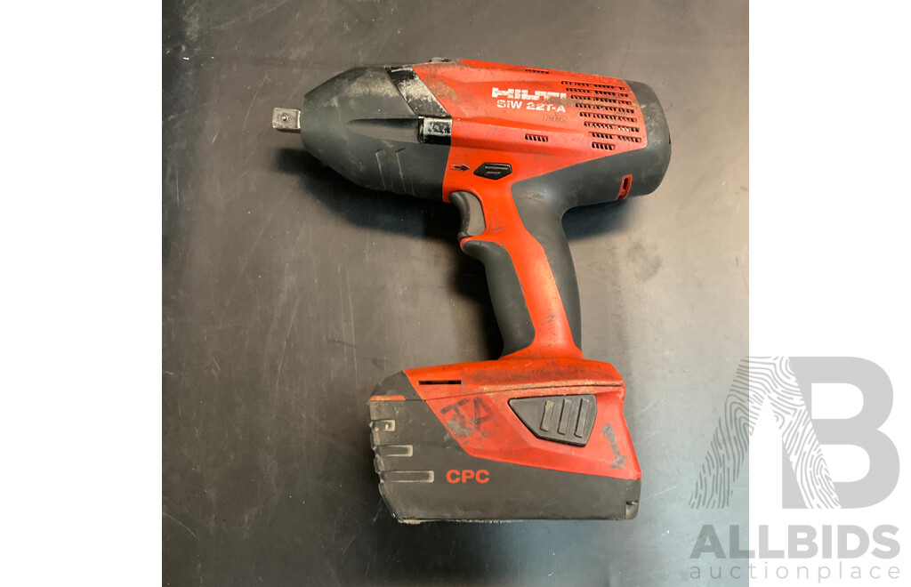 HILTI SIW 22T-A Cordless Impact Wrench with Battery