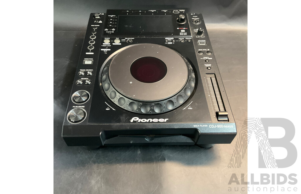 Pioneer CDJ900NXS NEXUS Digital Media Player (Black)
