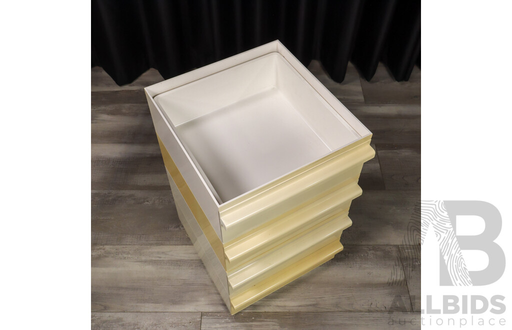 Stack of Six Modular Drawer Units by Capri