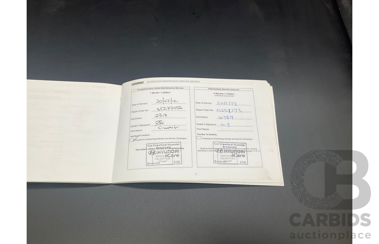 10/2011 Hyundai i30 SX FD MY11 5d Hatchback Silver 2.0L