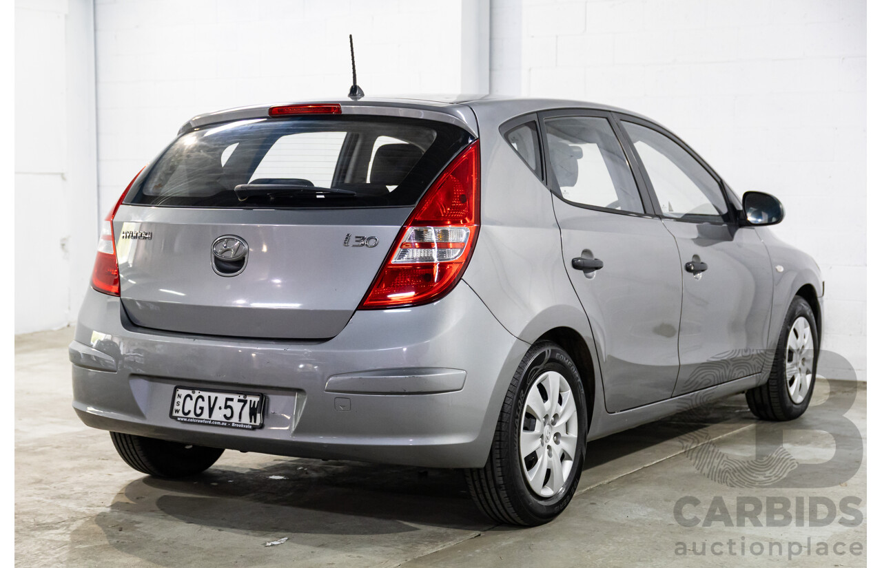 10/2011 Hyundai i30 SX FD MY11 5d Hatchback Silver 2.0L