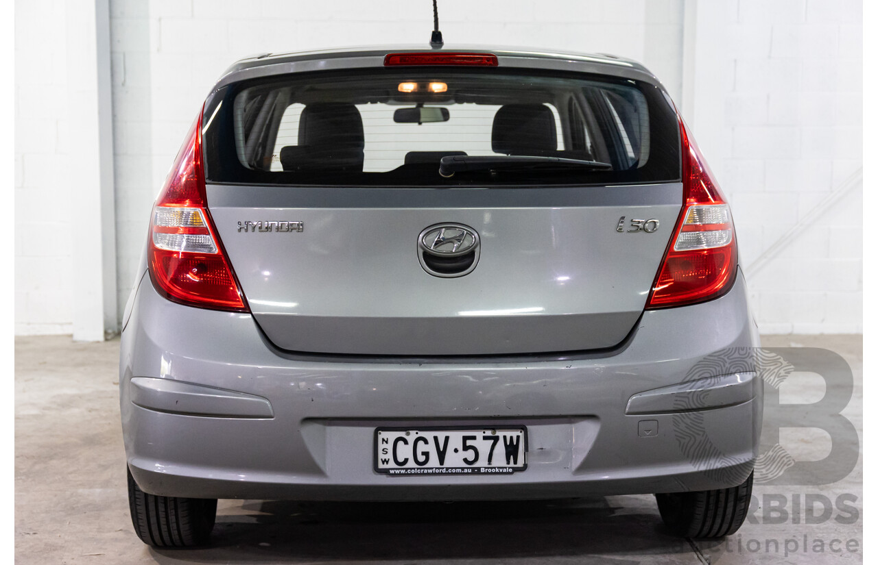 10/2011 Hyundai i30 SX FD MY11 5d Hatchback Silver 2.0L