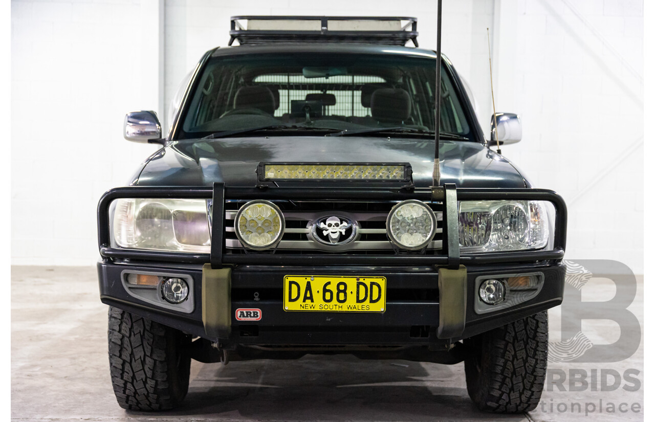 7/2005 Toyota Landcruiser GXL (4x4) HDJ100R Upgrade 4d Wagon Graphite Grey Metallic Turbo Diesel 4.2L