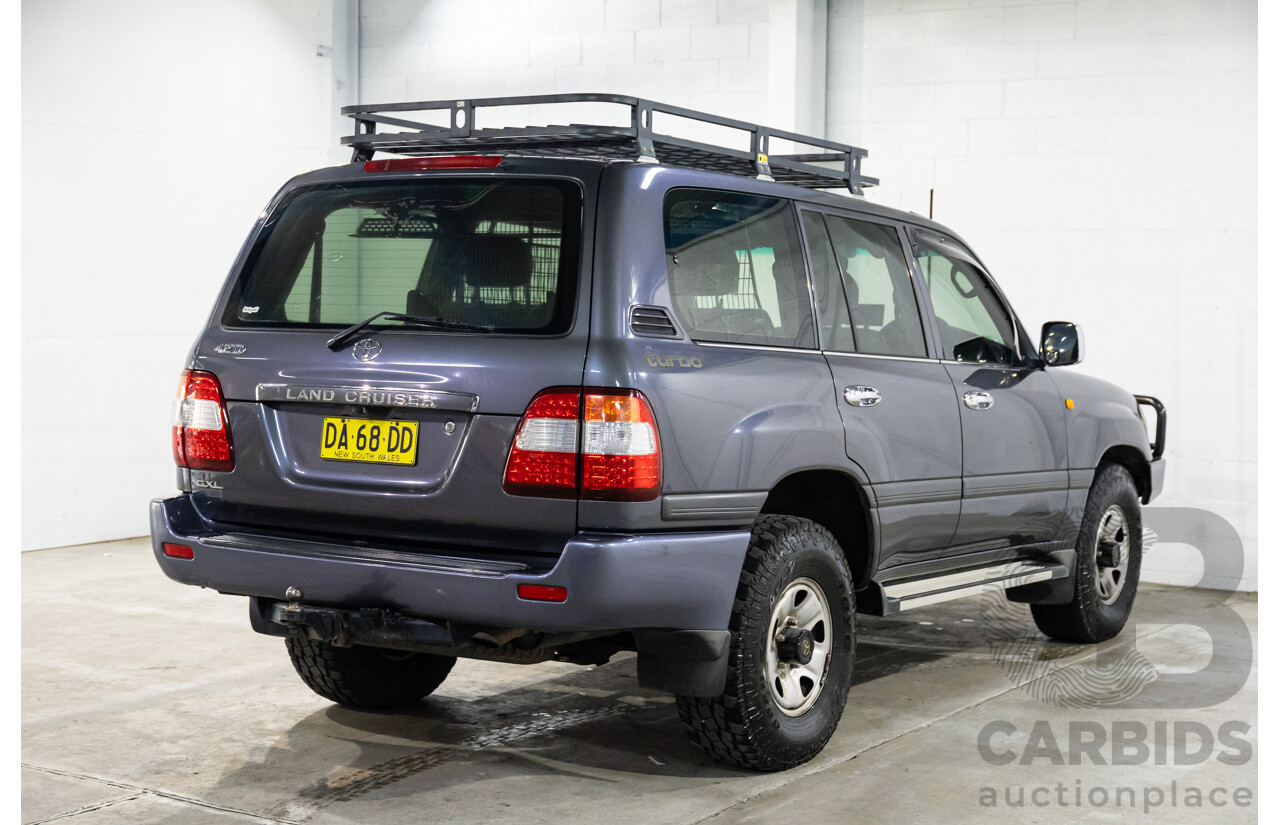7/2005 Toyota Landcruiser GXL (4x4) HDJ100R Upgrade 4d Wagon Graphite Grey Metallic Turbo Diesel 4.2L