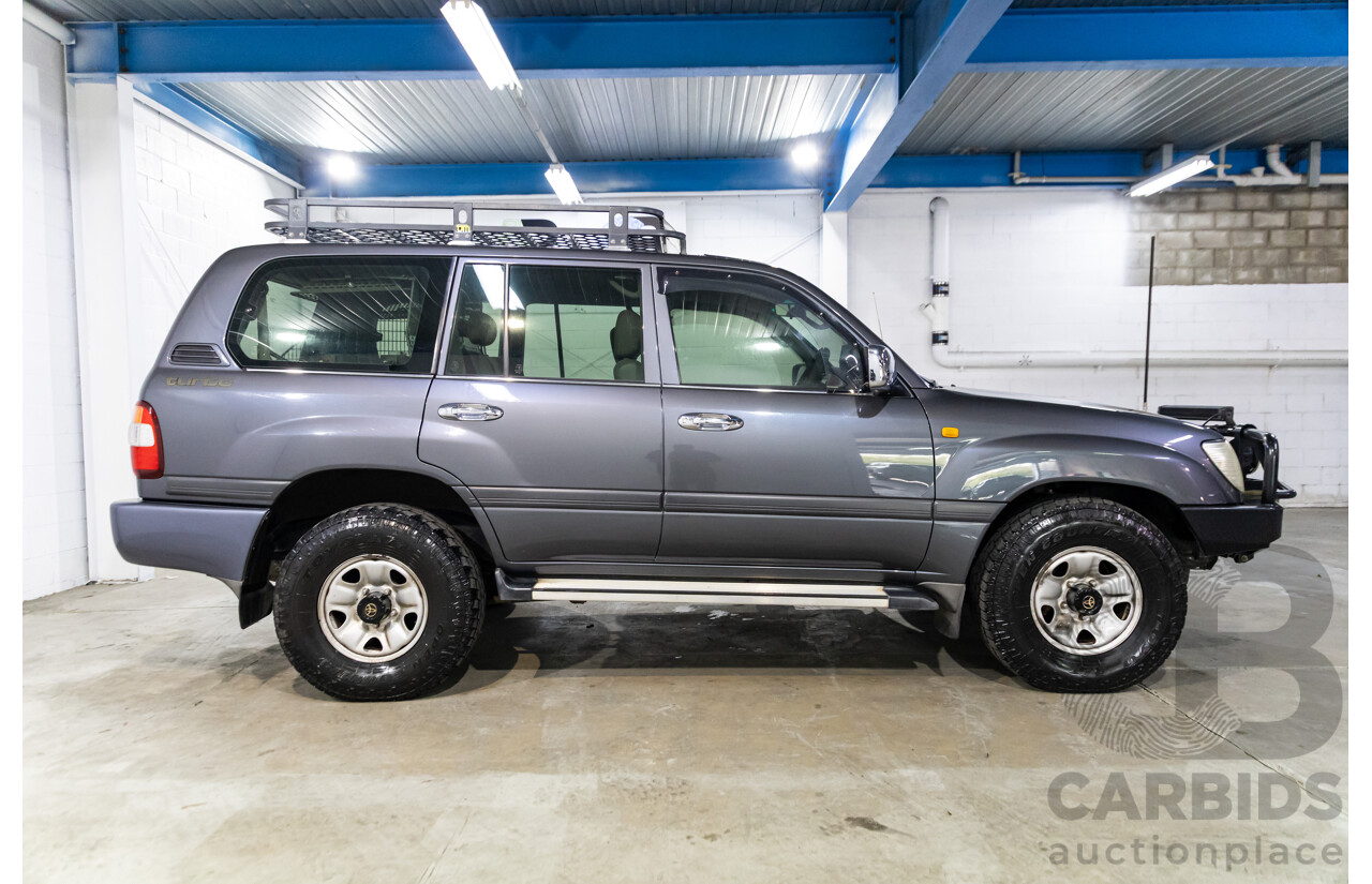 7/2005 Toyota Landcruiser GXL (4x4) HDJ100R Upgrade 4d Wagon Graphite Grey Metallic Turbo Diesel 4.2L