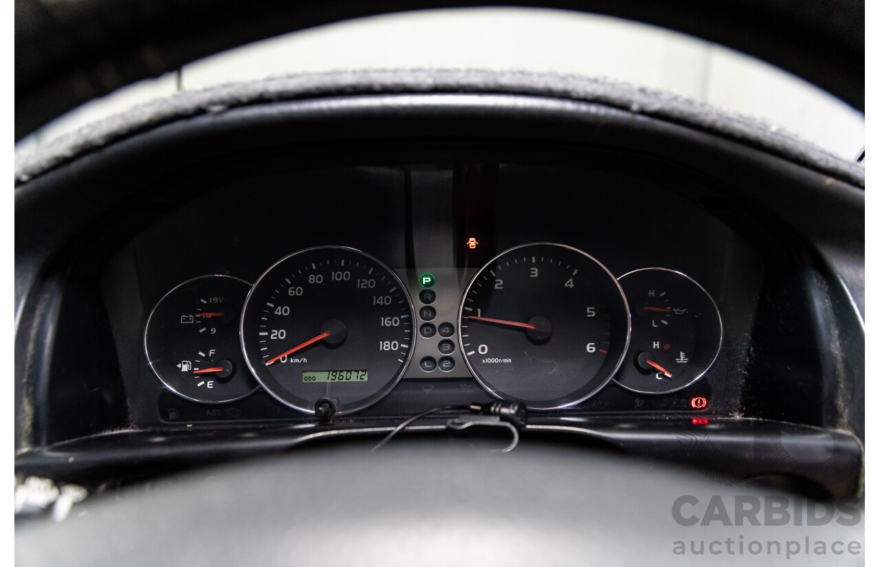 7/2005 Toyota Landcruiser GXL (4x4) HDJ100R Upgrade 4d Wagon Graphite Grey Metallic Turbo Diesel 4.2L