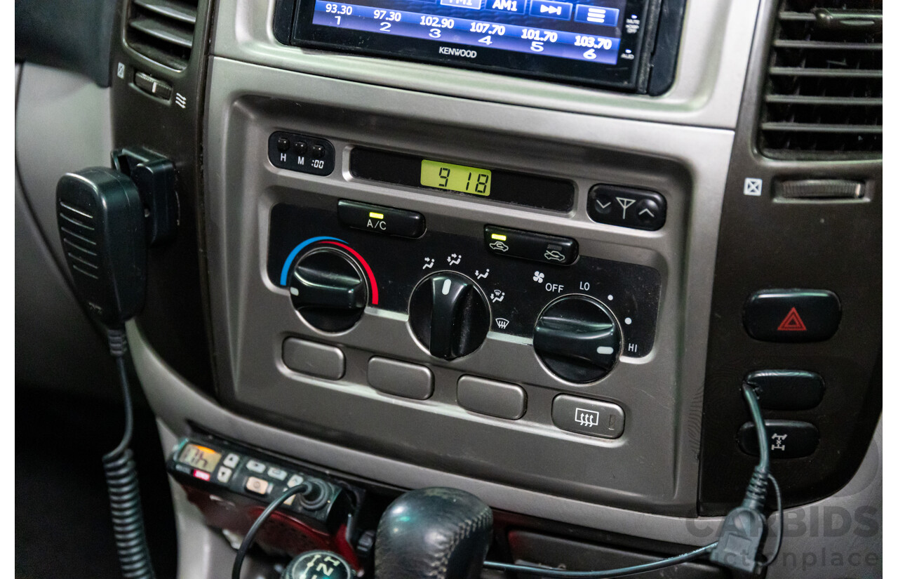 7/2005 Toyota Landcruiser GXL (4x4) HDJ100R Upgrade 4d Wagon Graphite Grey Metallic Turbo Diesel 4.2L