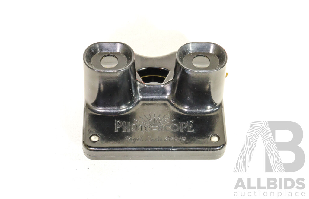 Boxed Photo-Scope View-Master 3-D Viewer C1950 with 15 Scenic Reels