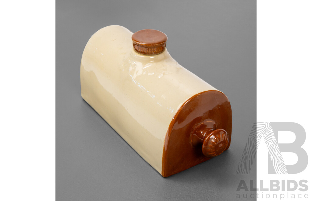 Antique Ceramic Bed Warmer