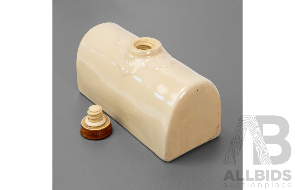 Antique Ceramic Bed Warmer