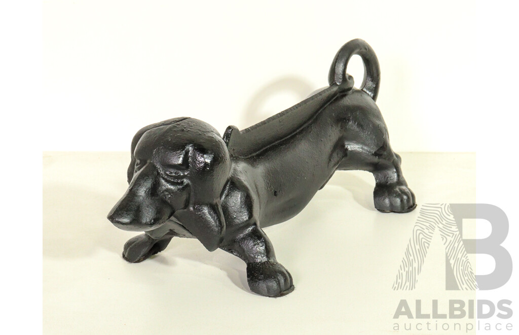 Cast Iron Dachshund Boot Scraper