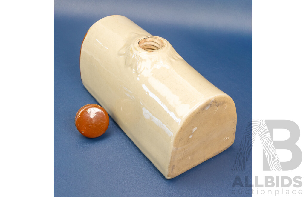 Antique Ceramic Bed Warmer