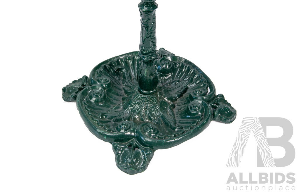 Vintage Ornate Cast Iron Umbrella Stand