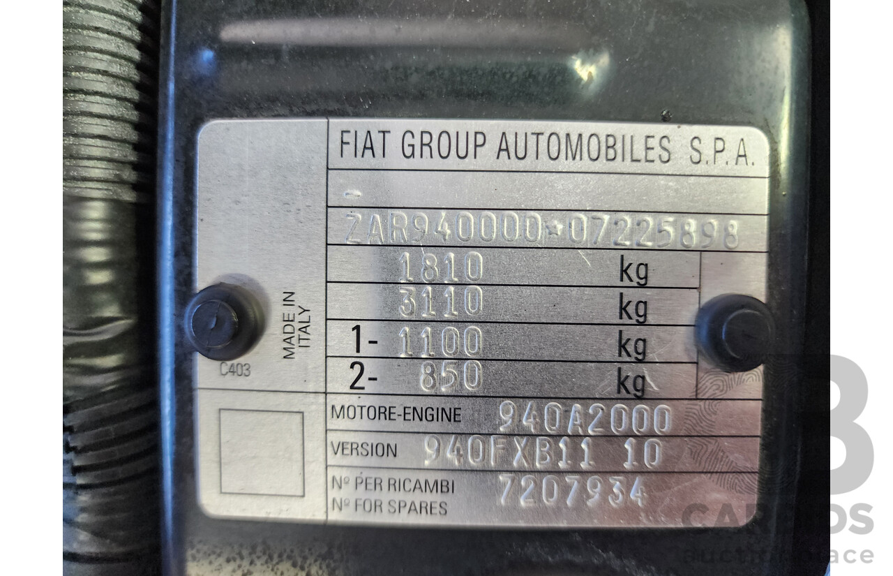 8/2013 Alfa Romeo Giulietta Distinctive  5d Hatchback Silver 1.4L