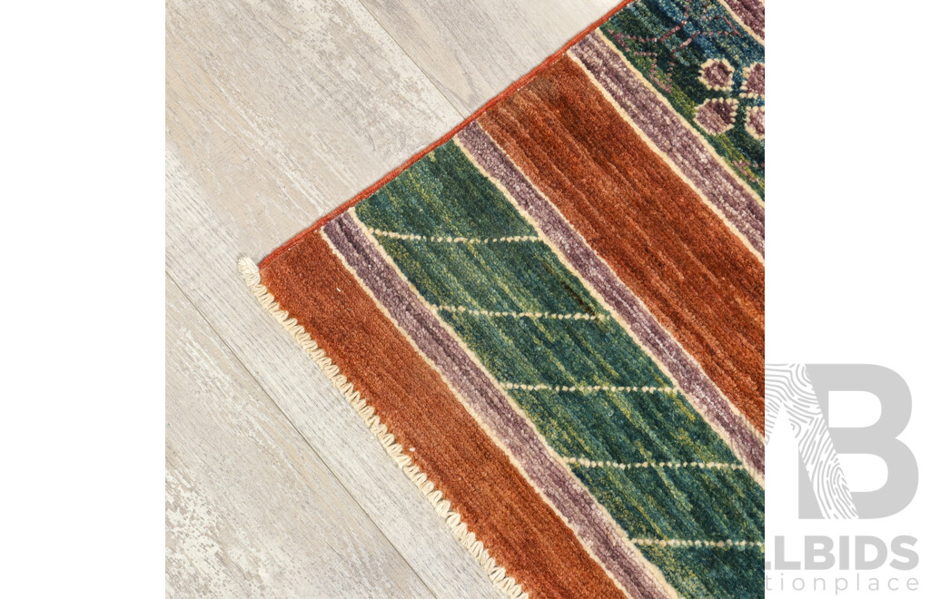 Vintage Hand Woven Tribal Rug