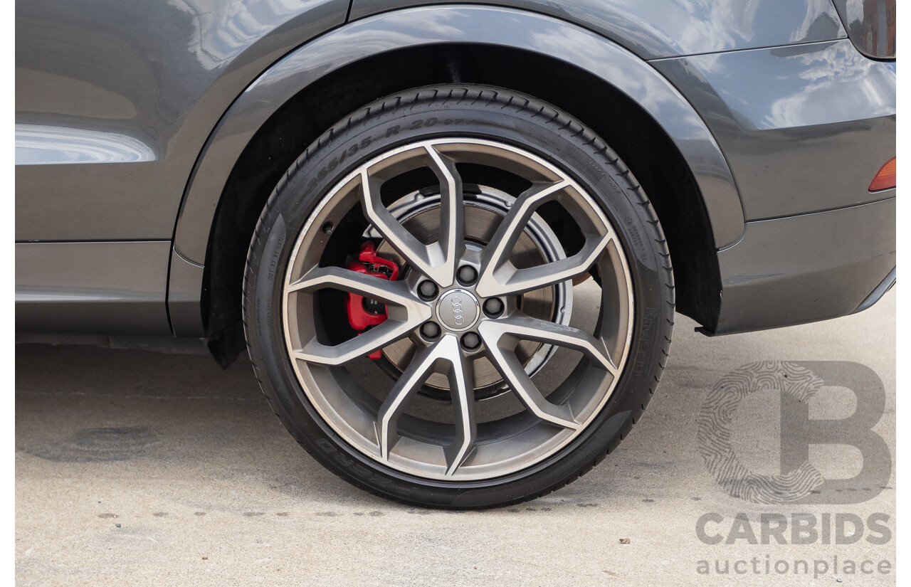 2/2015 Audi RS Q3 2.5 TFSI Quattro (AWD) 8U MY14 4D Wagon Daytona Grey Pearl Turbo 2.5L