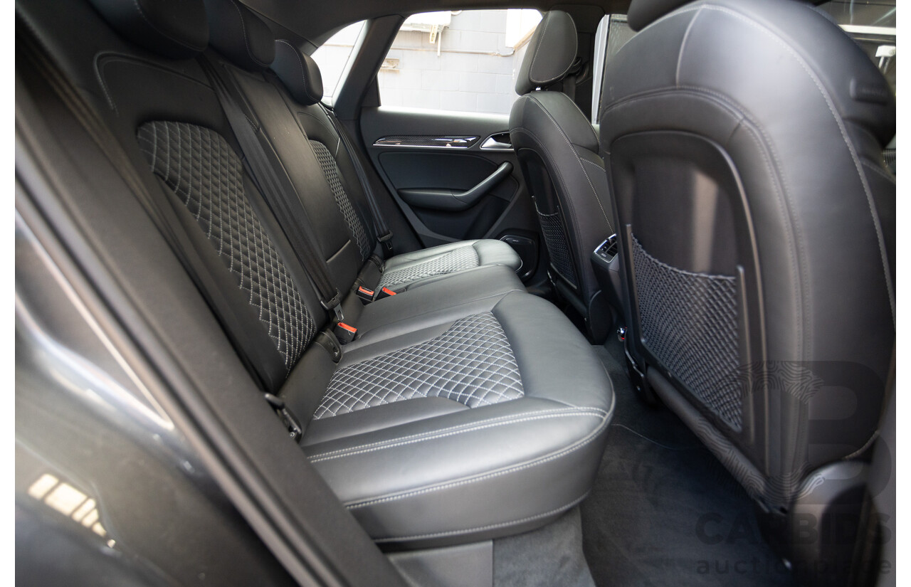 2/2015 Audi RS Q3 2.5 TFSI Quattro (AWD) 8U MY14 4D Wagon Daytona Grey Pearl Turbo 2.5L