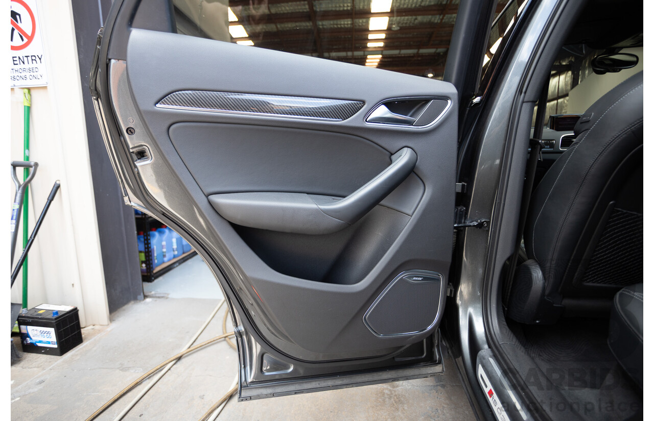 2/2015 Audi RS Q3 2.5 TFSI Quattro (AWD) 8U MY14 4D Wagon Daytona Grey Pearl Turbo 2.5L