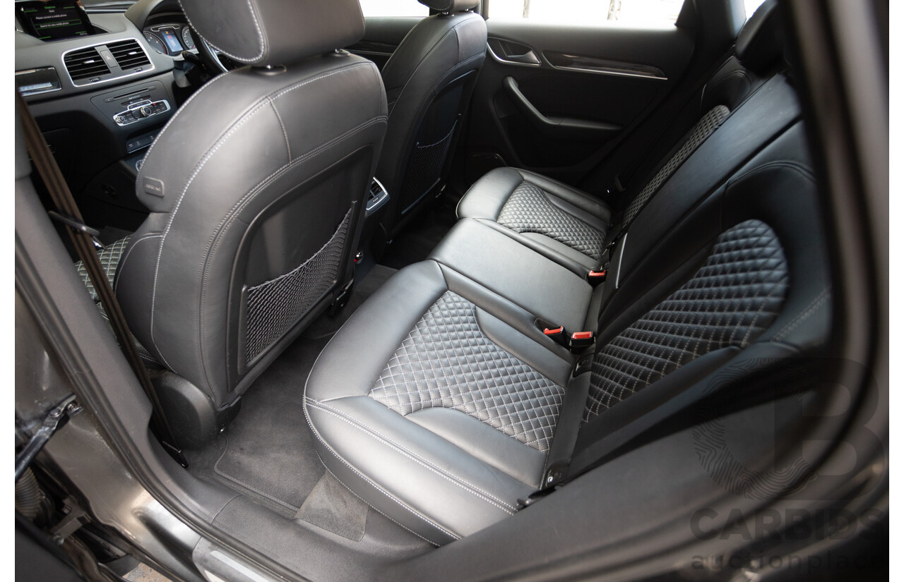 2/2015 Audi RS Q3 2.5 TFSI Quattro (AWD) 8U MY14 4D Wagon Daytona Grey Pearl Turbo 2.5L