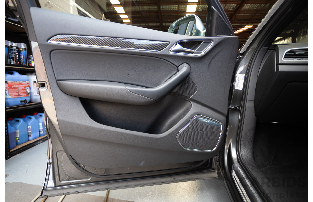 2/2015 Audi RS Q3 2.5 TFSI Quattro (AWD) 8U MY14 4D Wagon Daytona Grey Pearl Turbo 2.5L