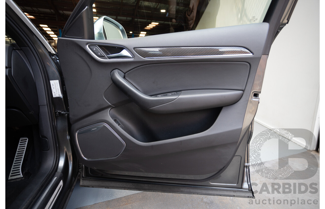 2/2015 Audi RS Q3 2.5 TFSI Quattro (AWD) 8U MY14 4D Wagon Daytona Grey Pearl Turbo 2.5L