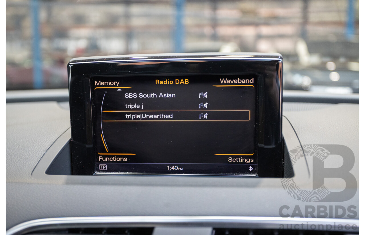 2/2015 Audi RS Q3 2.5 TFSI Quattro (AWD) 8U MY14 4D Wagon Daytona Grey Pearl Turbo 2.5L