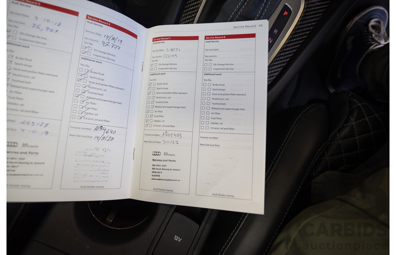 2/2015 Audi RS Q3 2.5 TFSI Quattro (AWD) 8U MY14 4D Wagon Daytona Grey Pearl Turbo 2.5L