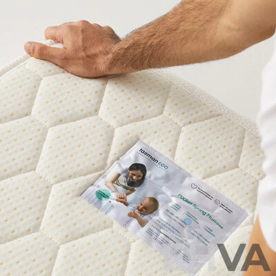 TASMAN ECO - Pocket Spring Mattress 130x69x12cm (T-331)
