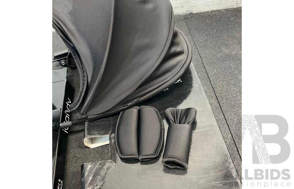 ICANDY Rasberry Canopy Flavour Pack (Grey) and Strawberry Flavour Pack (Black) - Lot of 2