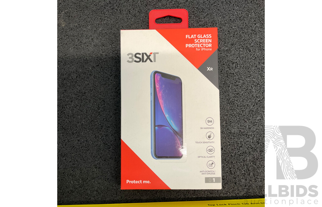 TRIDON FlexBlade Windscreen Wipers (x2),Bike Storage Hook and 3SIXT Flat Glass Screen Protector   - Lot of 4