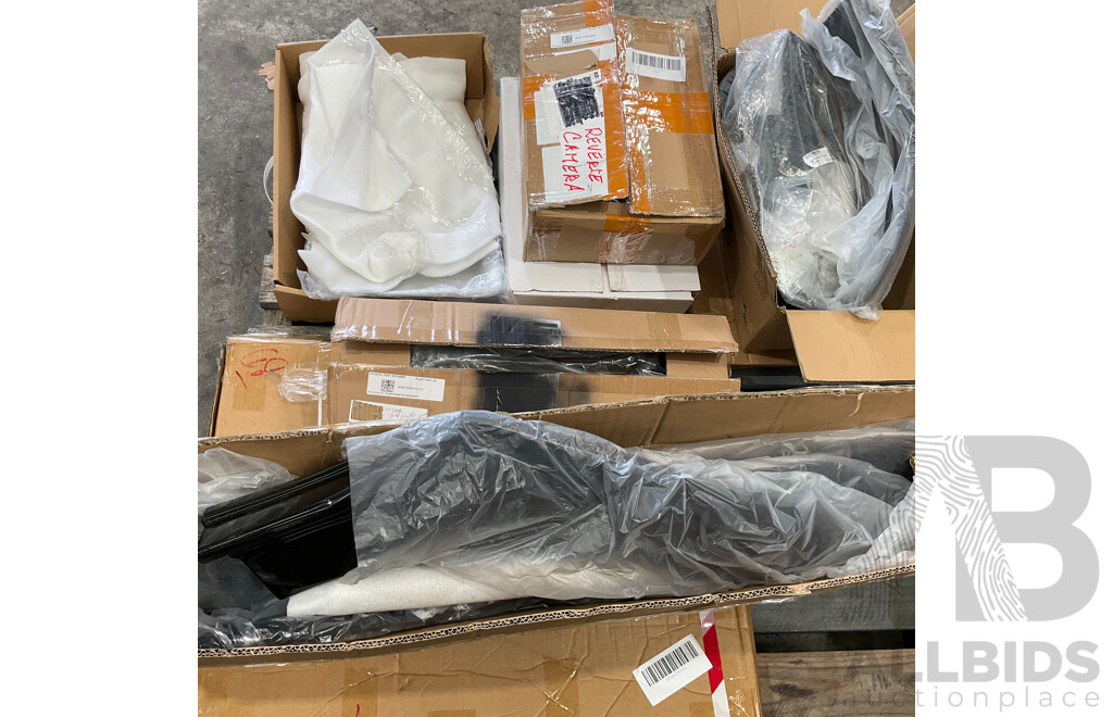 Pallet of Online Order Vehicle Parts/Accessories Returned Parcels