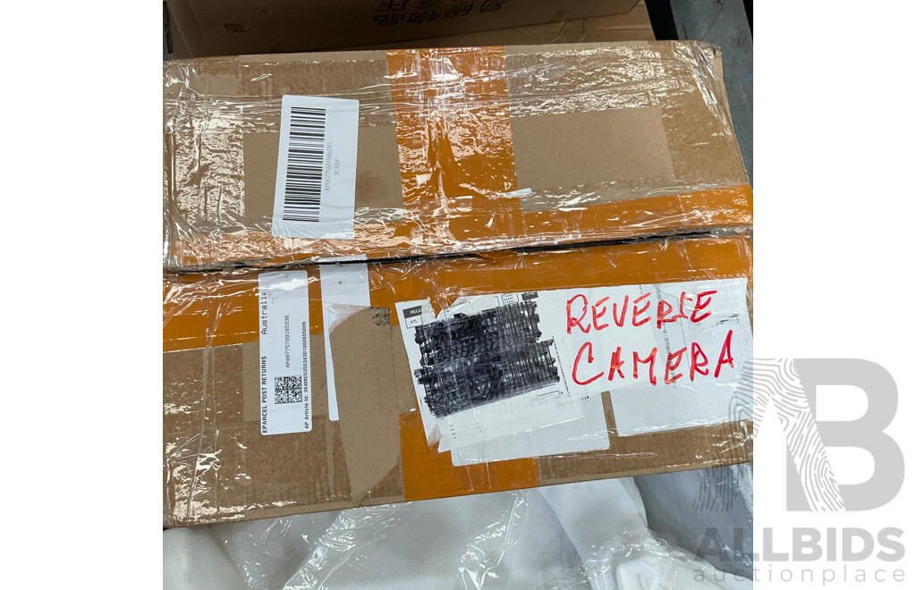 Pallet of Online Order Vehicle Parts/Accessories Returned Parcels