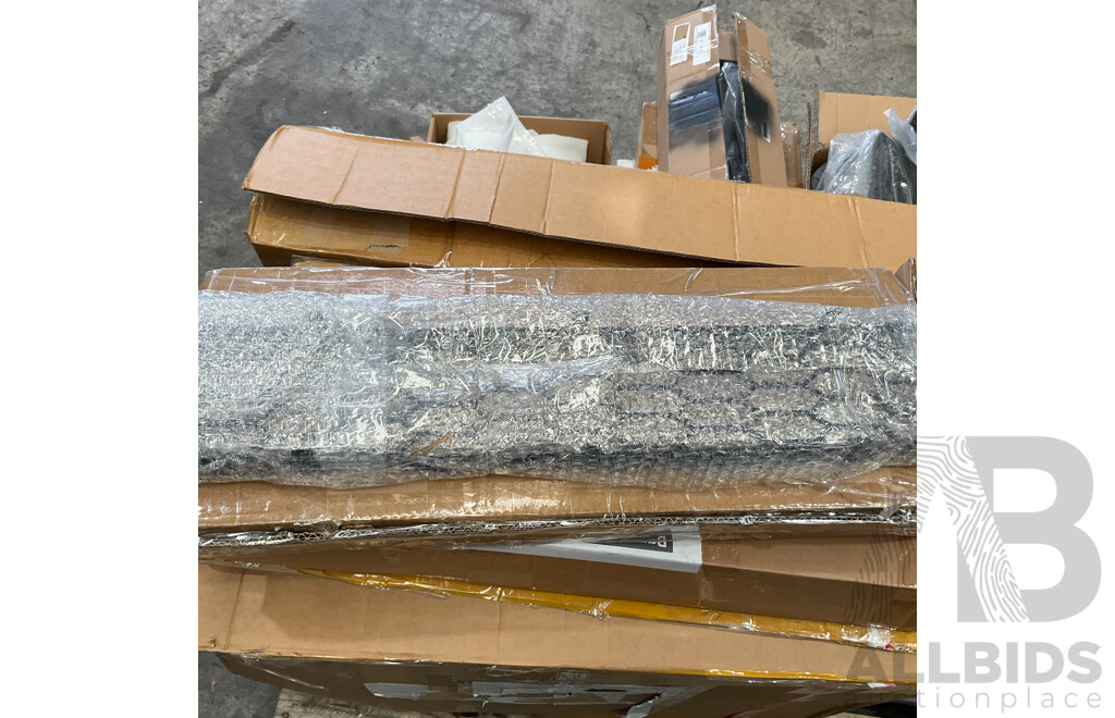 Pallet of Online Order Vehicle Parts/Accessories Returned Parcels
