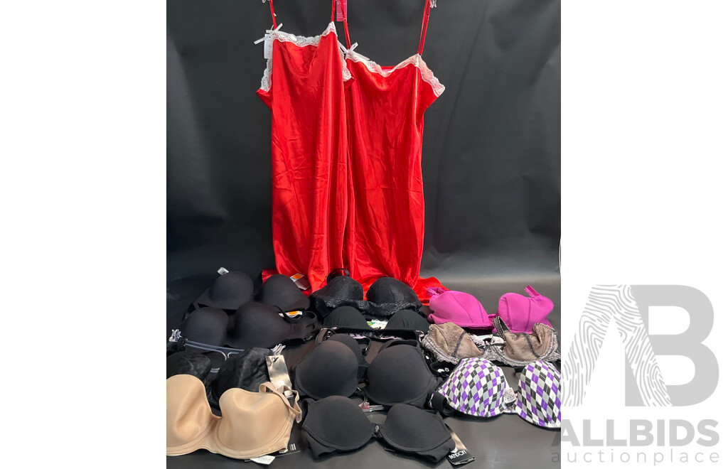 Mixed Sizes - Assorted Bra and Sleepwear Included Freya, Fantasie, Bendon and More