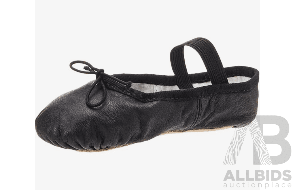 BLOCH Dance Women's Dansoft Full Sole Leather Ballet Slipper/Shoe - Black - Size 1.5 - 2.5 - Lot of 8