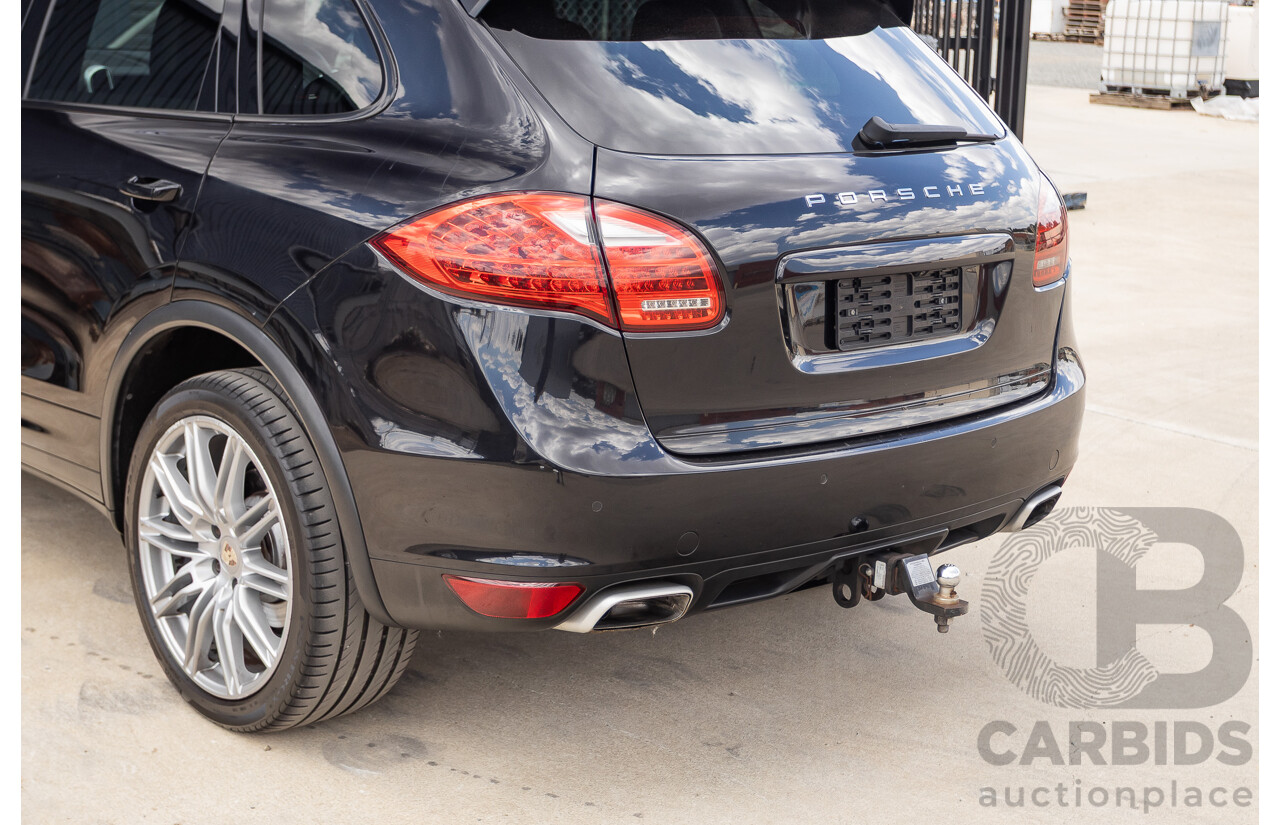 6/2012 Porsche Cayenne Diesel (AWD) Series 2 MY12 4D Wagon Black Turbo Diesel 3.0L
