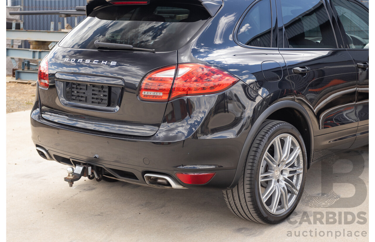 6/2012 Porsche Cayenne Diesel (AWD) Series 2 MY12 4D Wagon Black Turbo Diesel 3.0L