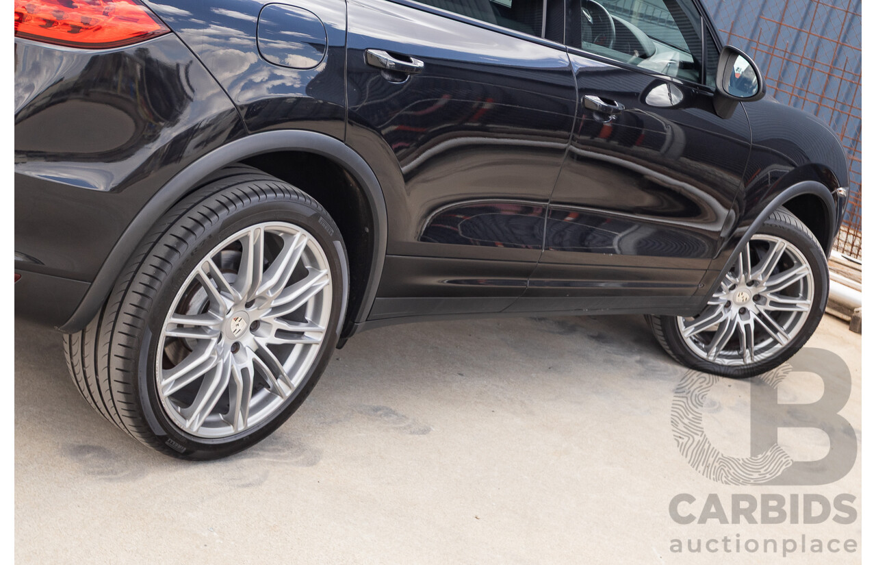 6/2012 Porsche Cayenne Diesel (AWD) Series 2 MY12 4D Wagon Black Turbo Diesel 3.0L