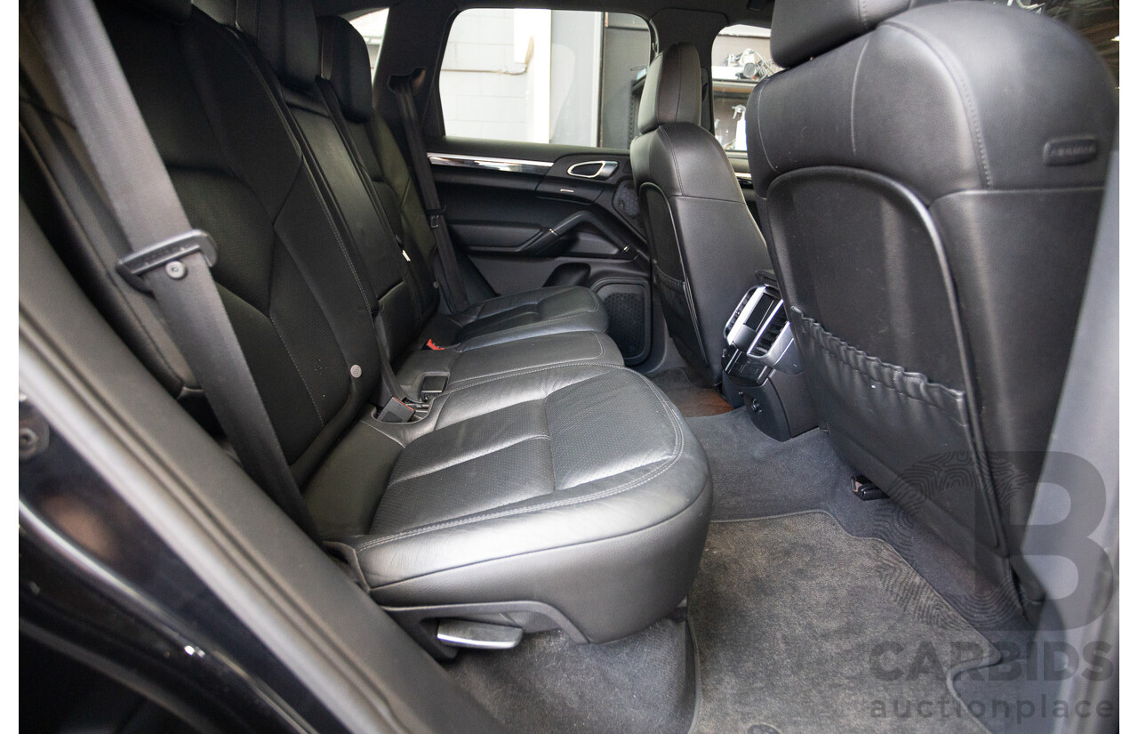 6/2012 Porsche Cayenne Diesel (AWD) Series 2 MY12 4D Wagon Black Turbo Diesel 3.0L