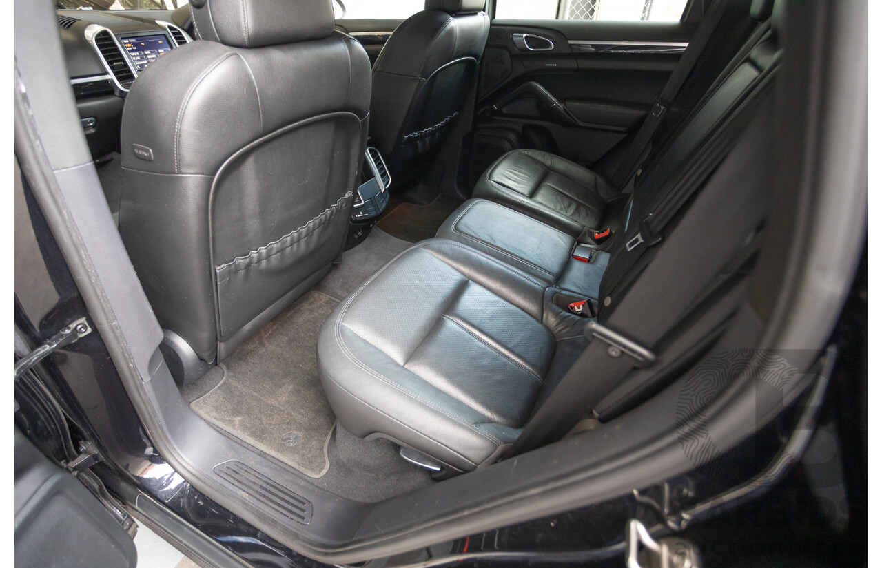 6/2012 Porsche Cayenne Diesel (AWD) Series 2 MY12 4D Wagon Black Turbo Diesel 3.0L