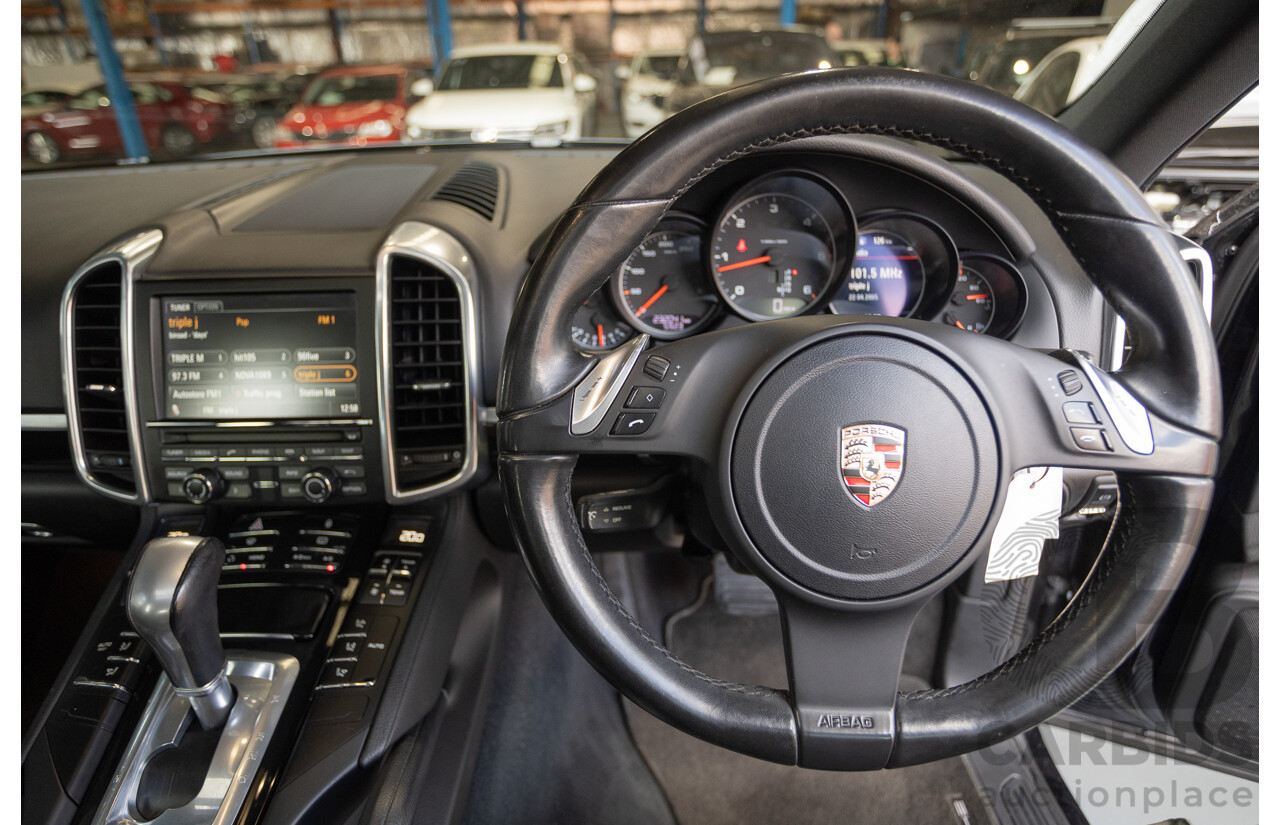 6/2012 Porsche Cayenne Diesel (AWD) Series 2 MY12 4D Wagon Black Turbo Diesel 3.0L