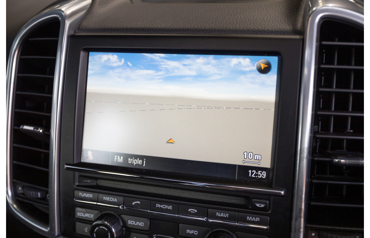 6/2012 Porsche Cayenne Diesel (AWD) Series 2 MY12 4D Wagon Black Turbo Diesel 3.0L