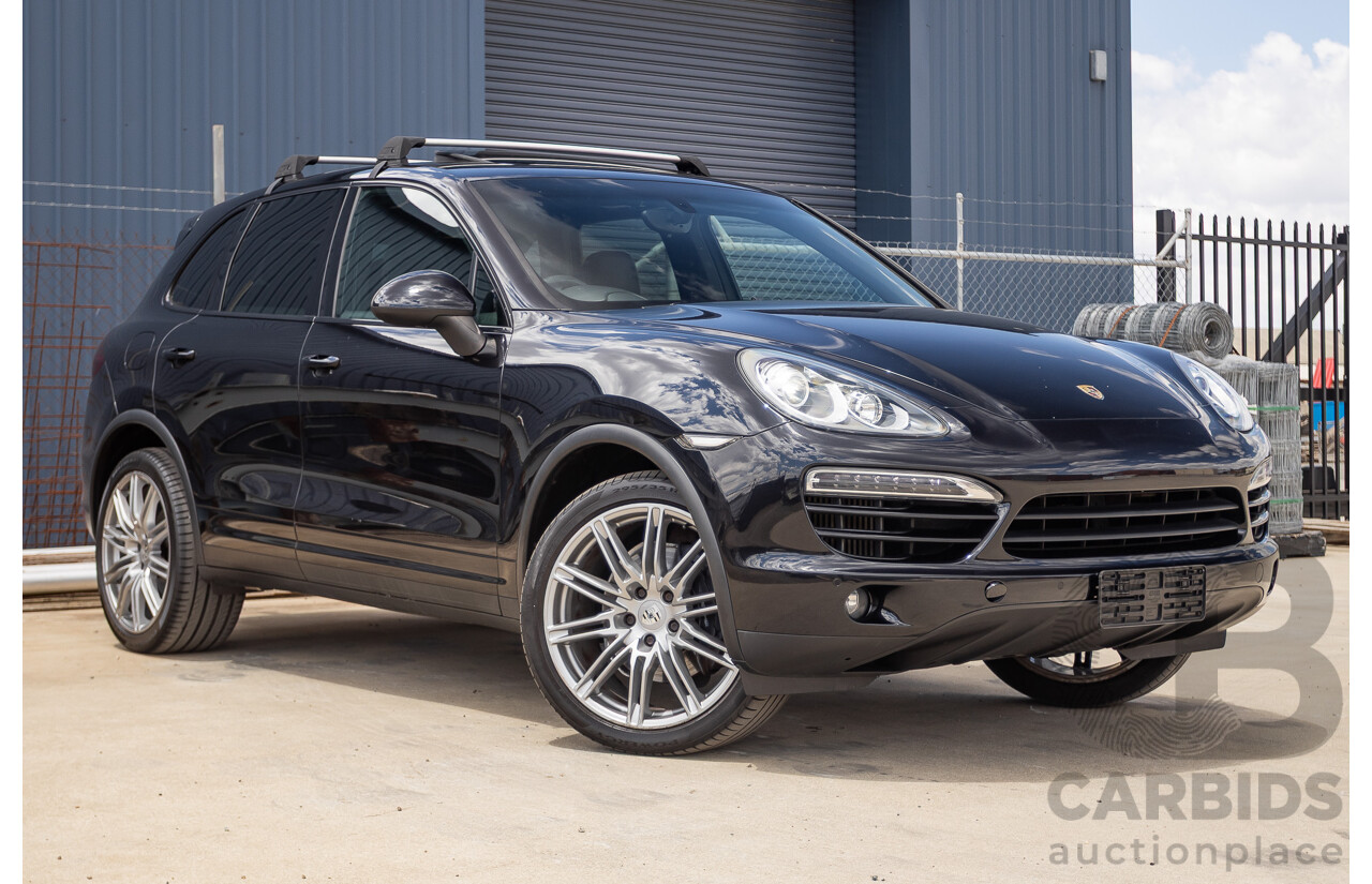 6/2012 Porsche Cayenne Diesel (AWD) Series 2 MY12 4D Wagon Black Turbo Diesel 3.0L