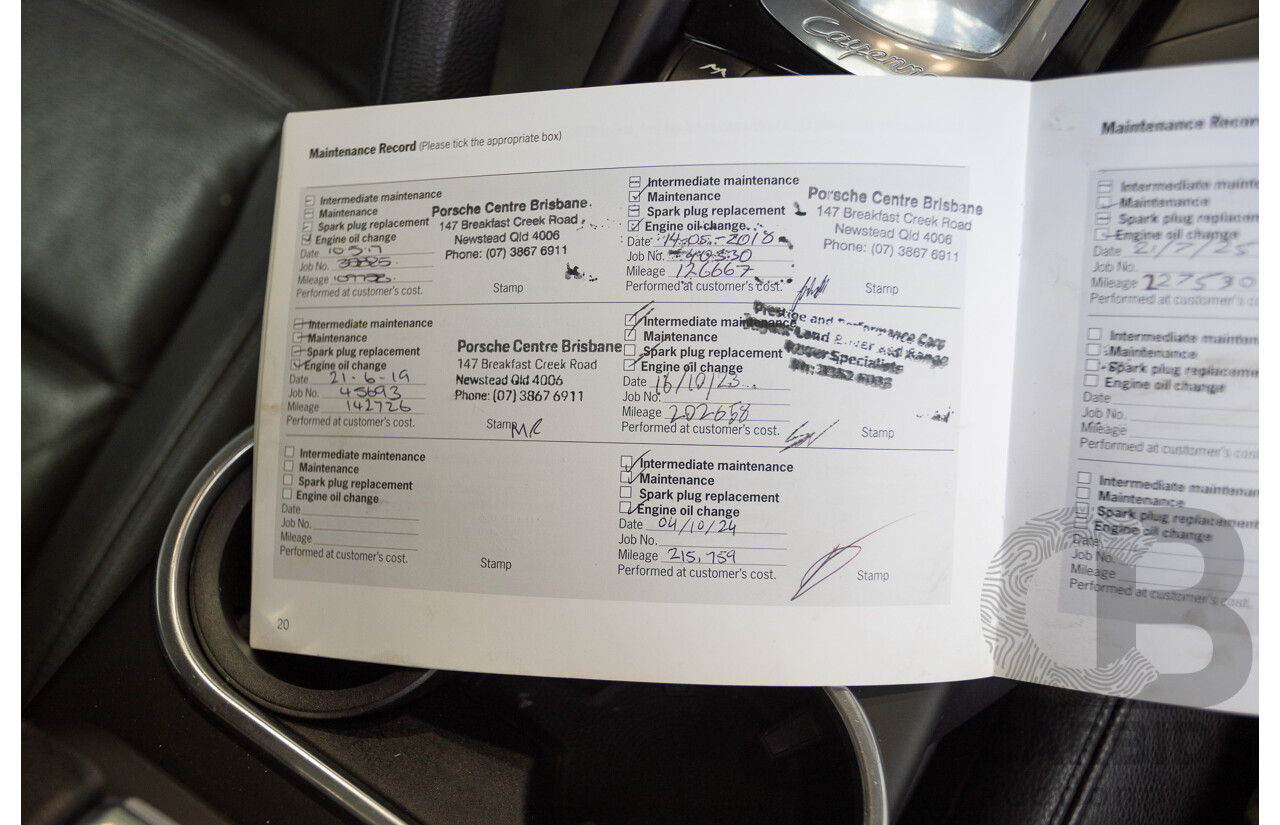 6/2012 Porsche Cayenne Diesel (AWD) Series 2 MY12 4D Wagon Black Turbo Diesel 3.0L